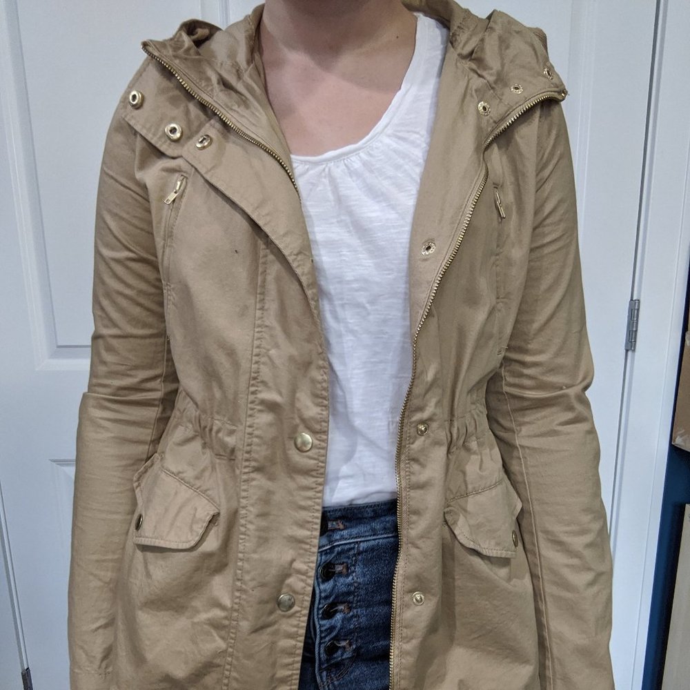 Khaki Anorak Jacket